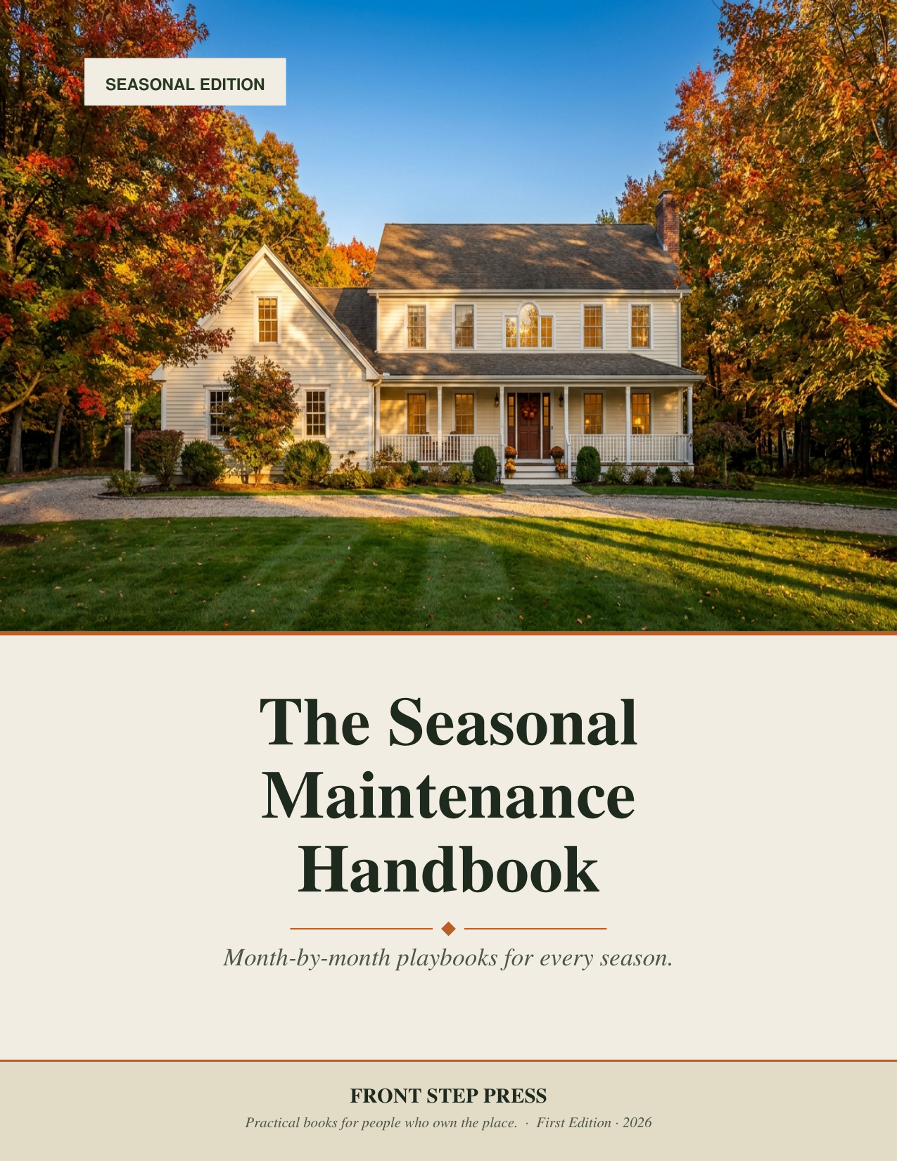 The Seasonal Maintenance Handbook — cover